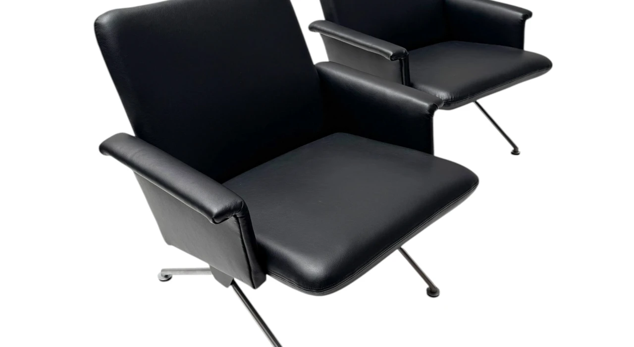 Mid-Century Modern Lounge Chairs No. 1432 by Andre Cordemeijer for Gispen, 1961